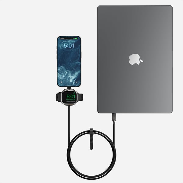 Pikkukuva 7 / 10: Nomad NM014780858 mobiililaitteen laturi Kuulokkeet, Älykello, Tabletti, Kannettava tietokone Musta USB Pikalataus Sisätila