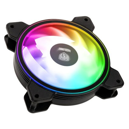 Kolink Umbra HDB ARGB Led PWM - 120 mm Datorväska Fan 12 cm Svart, Vit 1 styck
