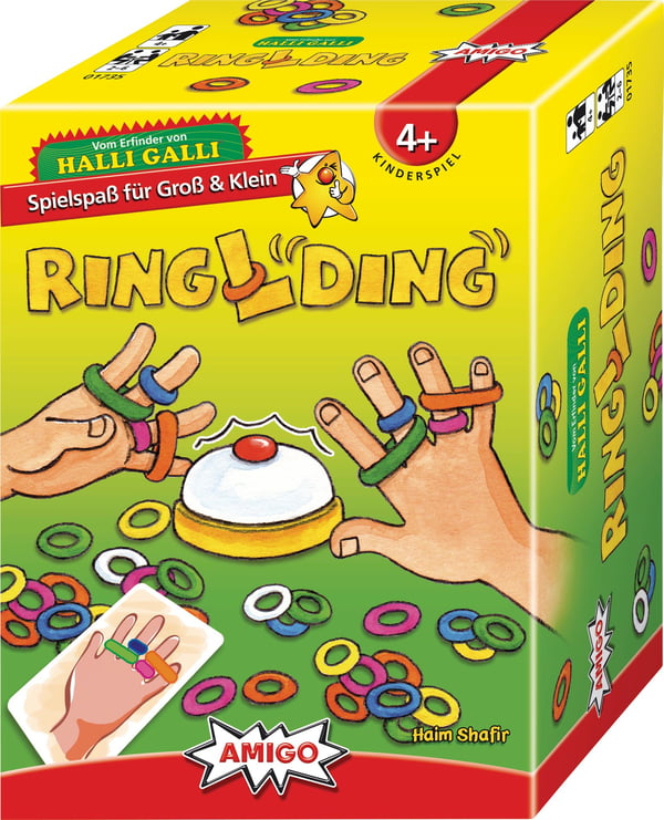 Pikkukuva 1 / 3: Amigo RinglDing 10 min Lautapeli Hienomotoriikkaa kehittävä peli (Näppäryys)