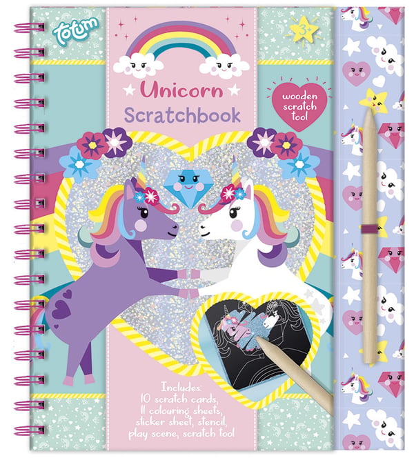 Miniatyrbillede 1 af 5: Totum Unicorn Scratchbook