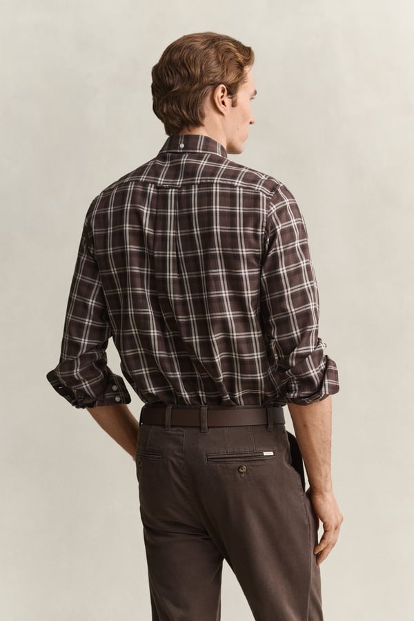 Gant 3262020-260 Skjorta Button down-krage Långärmad Bomull, Lyocell