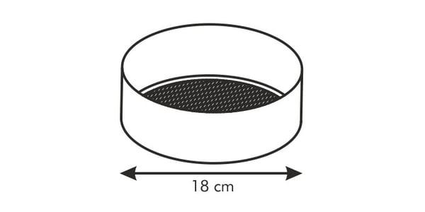 Tescoma 630334 bagepapir Rund Rustfrit stål