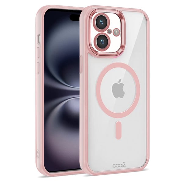 Miniatyrbillede 1 af 7: COOL Accesorios COOL mobiltelefon etui 15,5 cm (6.1") Cover Lyserød, Transparent