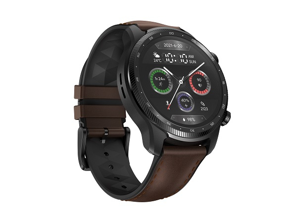 Mobvoi TicWatch Pro3 Ultra 3,53 cm (1.39") AMOLED 47 mm Digital 454 x 454 pixel Berøringsskærm Sort Wi-Fi GPS (satellit)