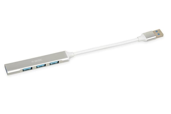 iBox IUH3FAS interface hub USB 3.2 Gen 1 (3.1 Gen 1) Type-A 5000 Mbit/s Hvid