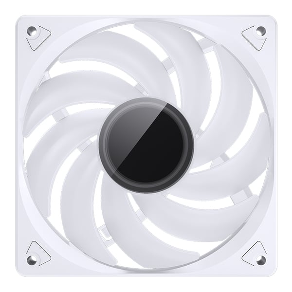 Miniatyrbillede 13 af 14: Jonsbo SL-120W Computerkølesystem Computerkabinet Ventilator 12 cm Hvid 1 stk