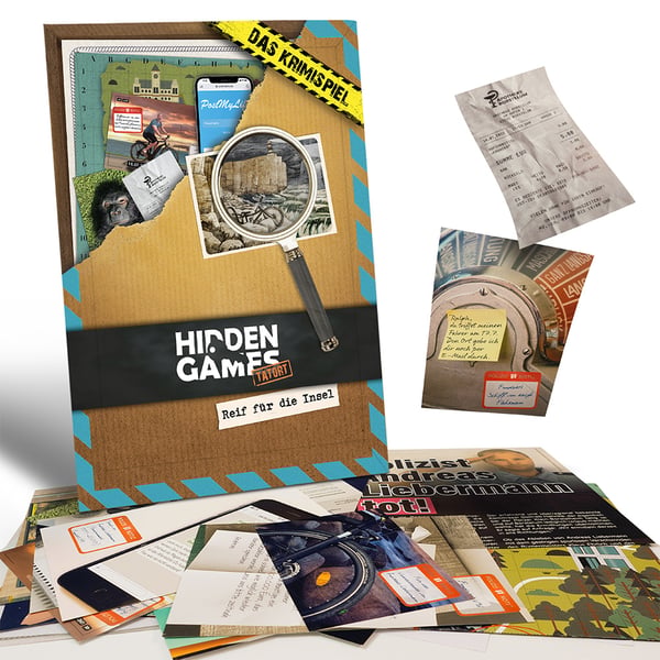 Hidden Games HGF11RFD brætspil Ready for the island 90 min. Udvidelsespakker til kortspil Detektiv