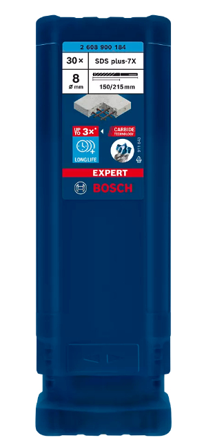 Miniatyrbild 2 av 5: Bosch Expert SDS plus-7X Hammer drill bit 30 styck