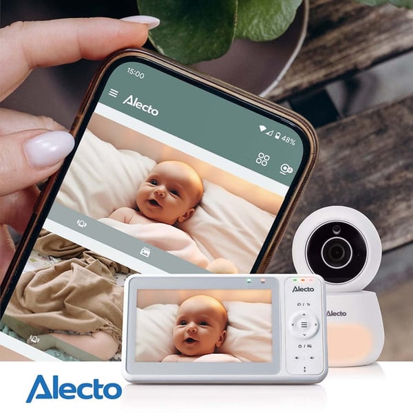 Miniatyrbillede 26 af 27: Alecto DVM2060 Baby videoskærm 300 m FHSS Hvid