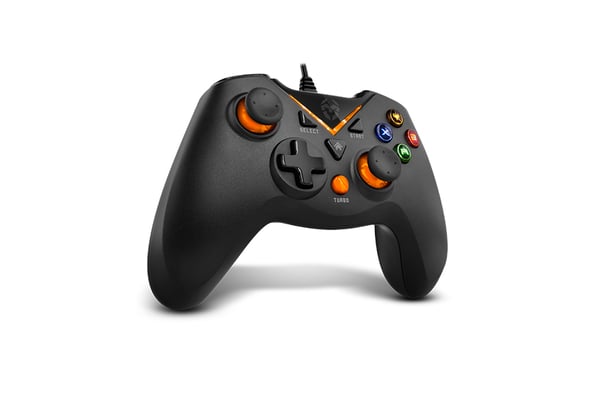 NOX NXKROMKEY peliohjain Musta USB Pad-ohjain Analoginen Android, PC, Playstation 3