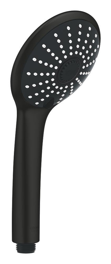 Miniatyrbillede 1 af 5: GROHE Vitalio Joy 110 Massage Håndholdt bruserhoved Sort