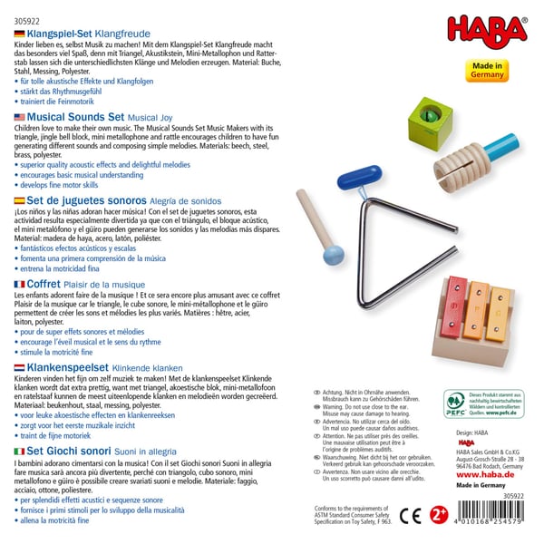 Miniatyrbild 2 av 4: HABA 305922 musikleksaker