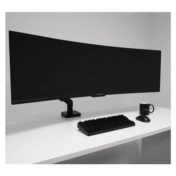 Miniatyrbillede 2 af 8: LC-Power LC-EQ-A49B skærmbeslag og -stativer 124,5 cm (49") Skrivebord Sort