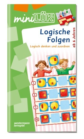 LÜK miniLÜK Logische Folgen böcker Utbildnings- Tyska 32 sidor