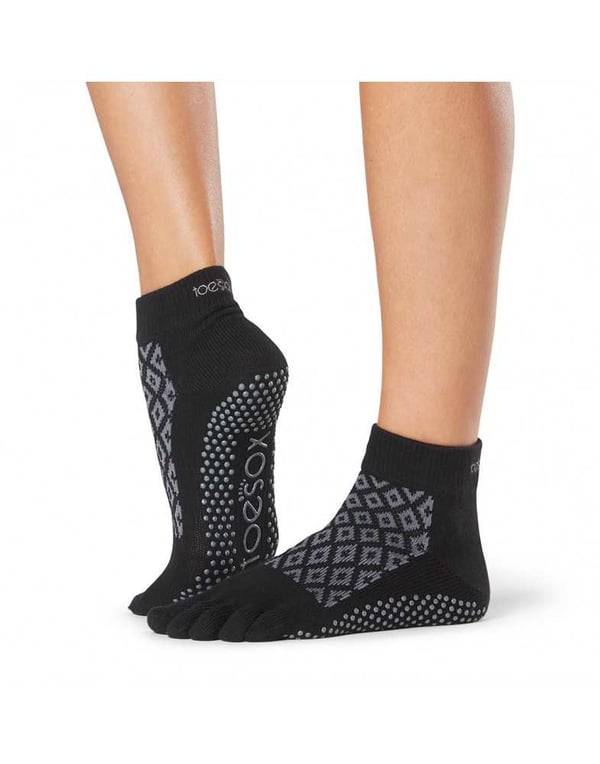 ToeSox S01027BLK strumpa Unisex Sneakerstrumpor Svart