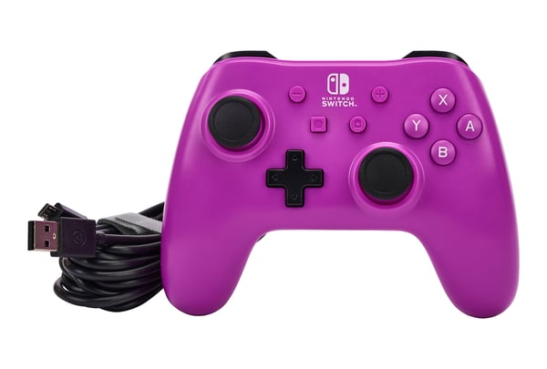 Miniatyrbild 10 av 10: PowerA trådbunden handkontroll för Nintendo Switch – Grape lila