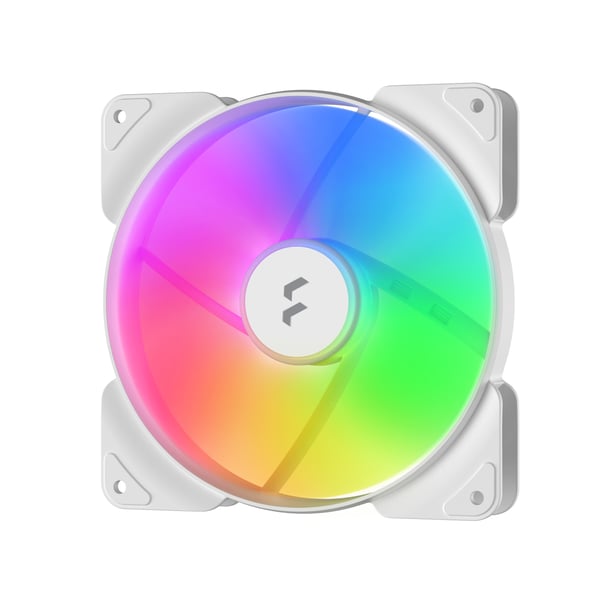 Miniatyrbillede 1 af 5: Fractal Design Aspect 14 RGB PWM Computerkabinet Ventilator 14 cm Hvid 1 stk