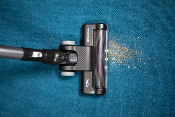 Miniatyrbillede 9 af 12: Solac Turbobat Expert 2-i-1 stangstøvsuger Batteri Dry HEPA Poseløs Sort, Lilla