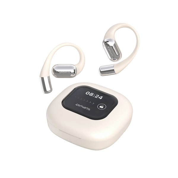 Miniatyrbild 1 av 6: 4smarts SkyBuds AI Headset Trådlös Öppen öronmodell Samtal/musik Bluetooth Beige