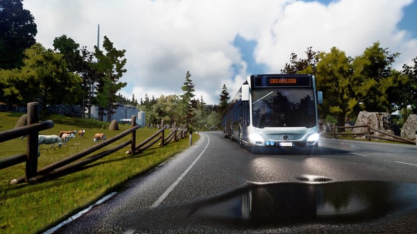 Pikkukuva 2 / 7: Astragon Bus Simulator 19 Vakio Saksa, Englanti, Yksinkertaistettu kiina, Korea, Espanja, Ranska, Italia, Japani, Puola, Portugali, Venäjä, Tšekki, Turkki PlayStation 4
