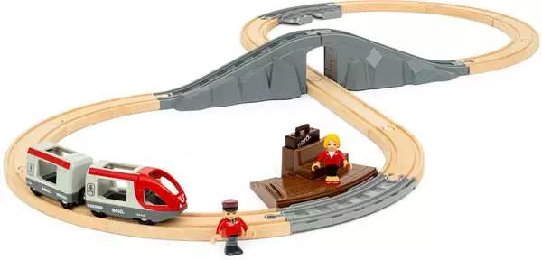 Miniatyrbillede 6 af 9: BRIO Starter Travel Train Set
