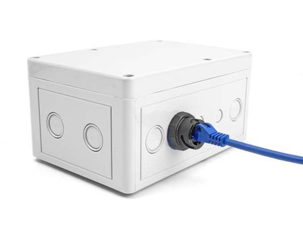 Miniatyrbild 5 av 5: DeLOCK 67048 kabelomvandlare (hane/hona) RJ45 Svart, Metallisk