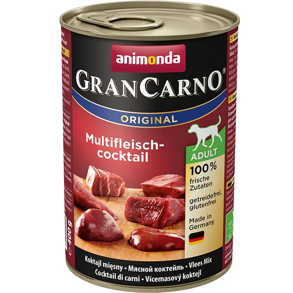 Miniatyrbillede 1 af 2: animonda GranCarno Original Bøf, Kylling, Vildt, Kalkun Voksen 400 g
