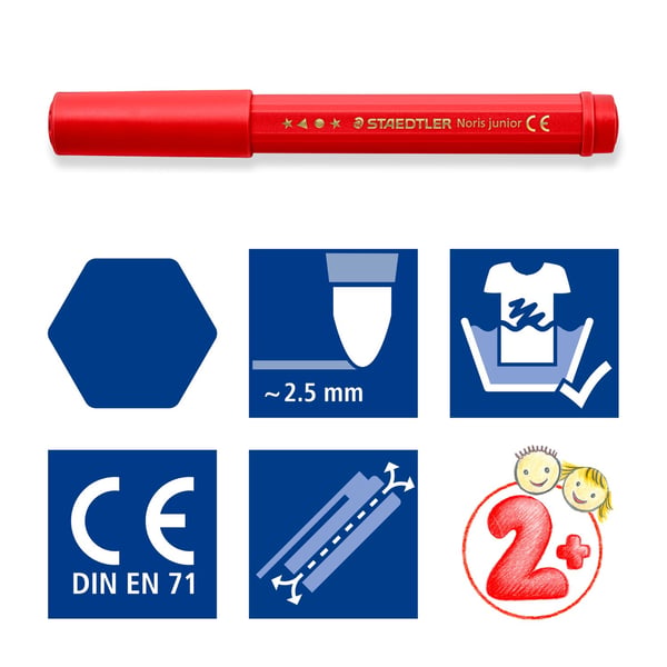 Miniatyrbillede 4 af 6: Staedtler 329 C12 filtpen 12 stk