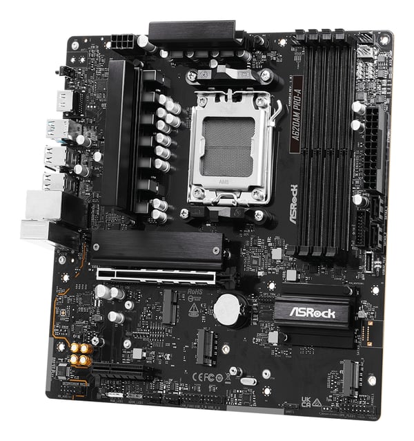 ASRock A620AM Pro-A AM5 mATX HDMI/DP detail - AMD Sockel AM5 (Ryzen Zen4) - Micro/Mini/Flex-ATX