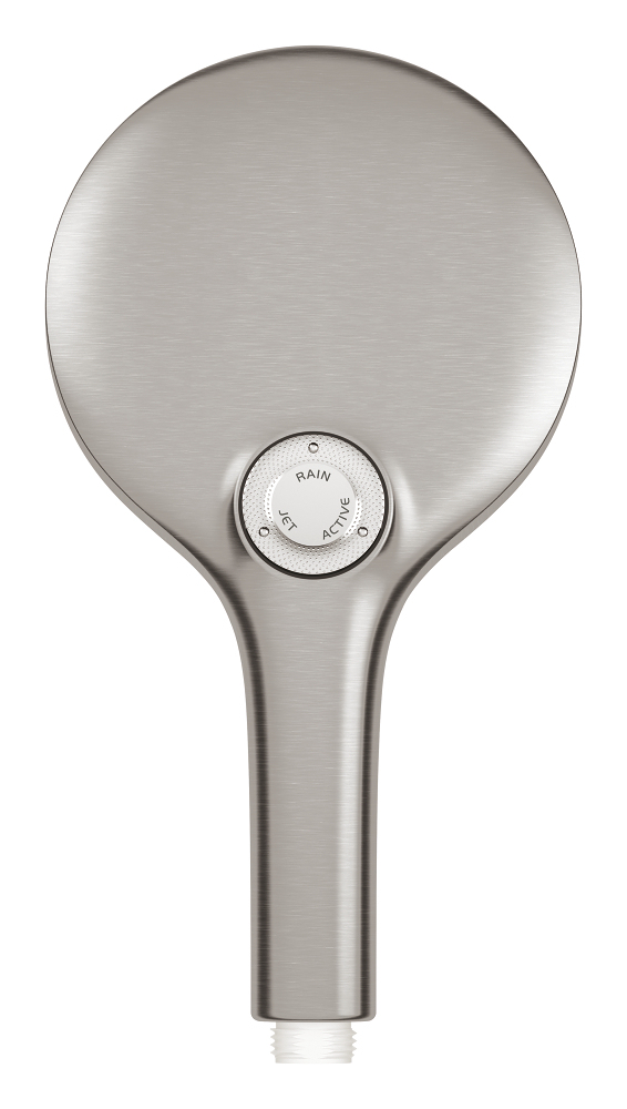 Miniatyrbillede 2 af 2: GROHE Rainshower SmartActive 130 Håndholdt bruserhoved Stål