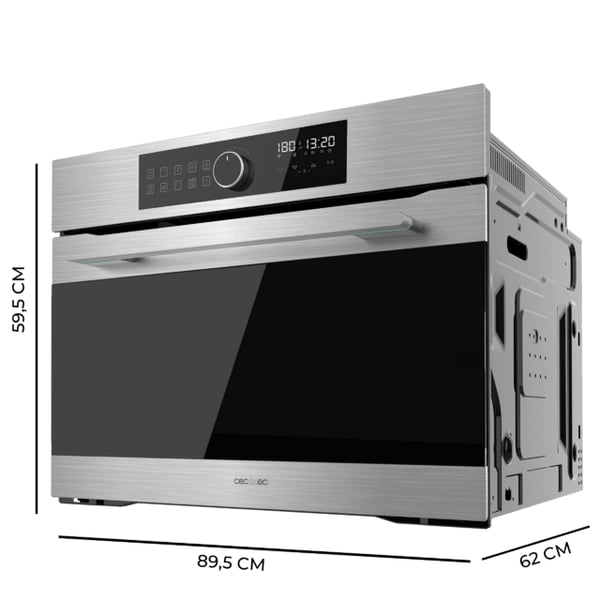 Miniatyrbillede 3 af 14: Cecotec 02827 ovn 133 L 3400 W Rustfrit stål, Sort