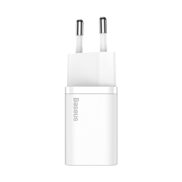 Miniatyrbillede 5 af 5: Baseus CCSUP-J02 oplader til mobil enhed Universel Hvid Vekselstrøm Hurtig opladning Indendørs