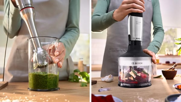 Pikkukuva 10 / 11: Bosch Serie 6 MSM6M830 tehosekoitin 0,5 L Upotettava sekoitin 1200 W Musta, Ruostumaton teräs