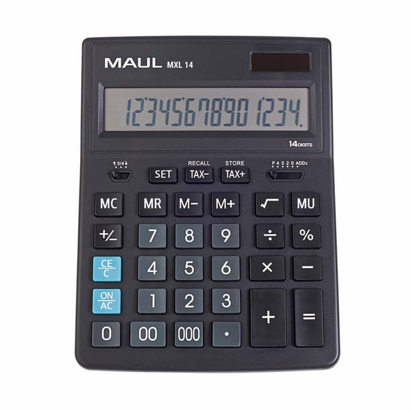 MAUL MXL 14 regnemaskine Desktop Skærm Sort