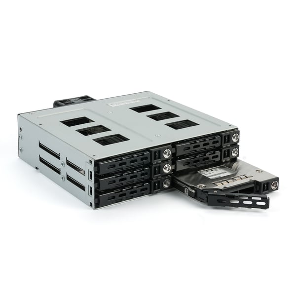 Fantec MR-SA1262-12G 13,3 cm (5.25") Liitinpaneeli Musta