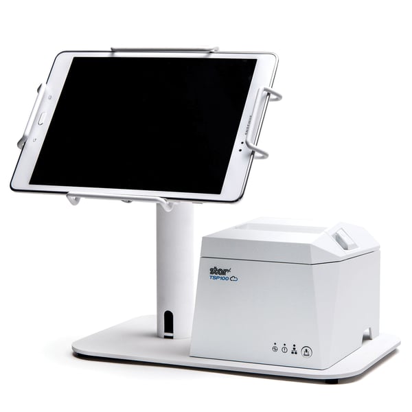 Miniatyrbild 9 av 12: Star Micronics EZ POS Stativ till kassasystem (POS) Svart, Vit Stål
