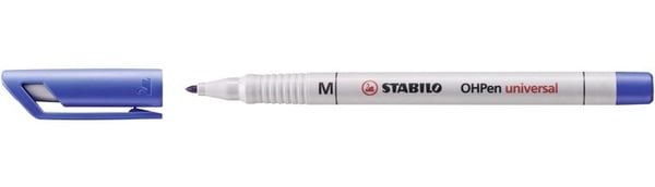 STABILO OHPen märkpennor 10 styck Rundad spets Blå
