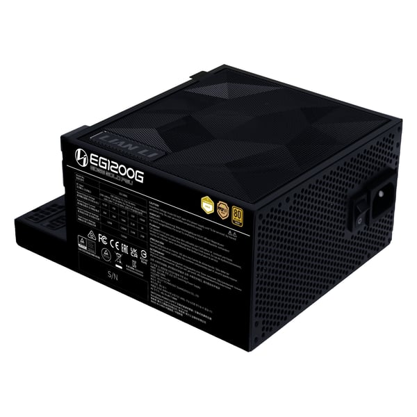 Miniatyrbild 2 av 11: Lian Li EG1200G strömförsörjningsenheter 1200 W 24-pin ATX SFX Svart