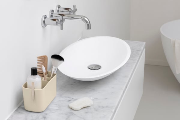 Miniatyrbillede 5 af 5: Brabantia 223365 opbevaringsbeholder til badeværelset Beige Plast Badeværelse organisatorer