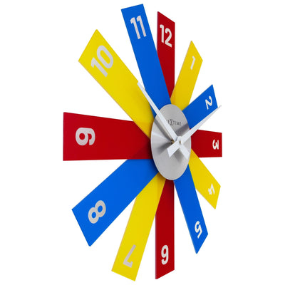 Miniatyrbillede 8 af 8: NeXtime Plexi Mekanisk ur Cirkel Flerfarvet