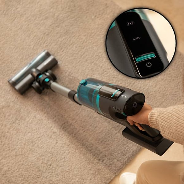 Pikkukuva 6 / 16: Cecotec Conga Rockstar 10000 Nebula Station 2-in-1-varsi-imuri AC Kuiva Pussiton 3 L 450 W Musta, Ruostumaton teräs