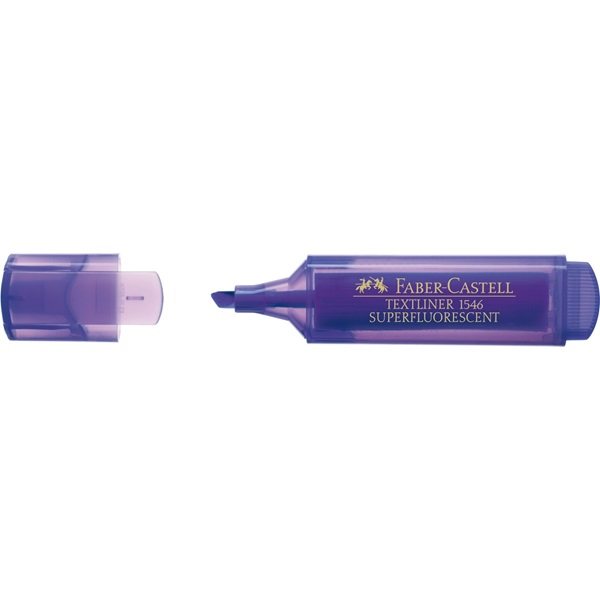 Miniatyrbillede 1 af 3: Faber-Castell TEXTLINER 1546 speedmarker 1 stk Mejsel/Fin spids Violet