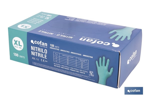 Cofan 11000241-XL beskyttende håndbeklædning Engangshandsker