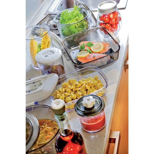 Rommelsbacher VCK 525 matburkar Rund Kanna 5,25 l Transparent, Vit 3 styck
