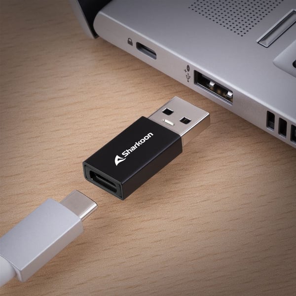 Sharkoon OfficePal USB-C Adapter liitäntäkortti/-sovitin USB 3.2 Gen 1 (3.1 Gen 1), USB Type-C