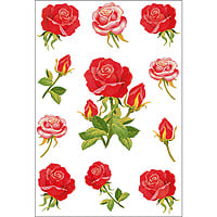 HERMA Decorative labels DECOR roses 3 sheets selvklæbende etiket