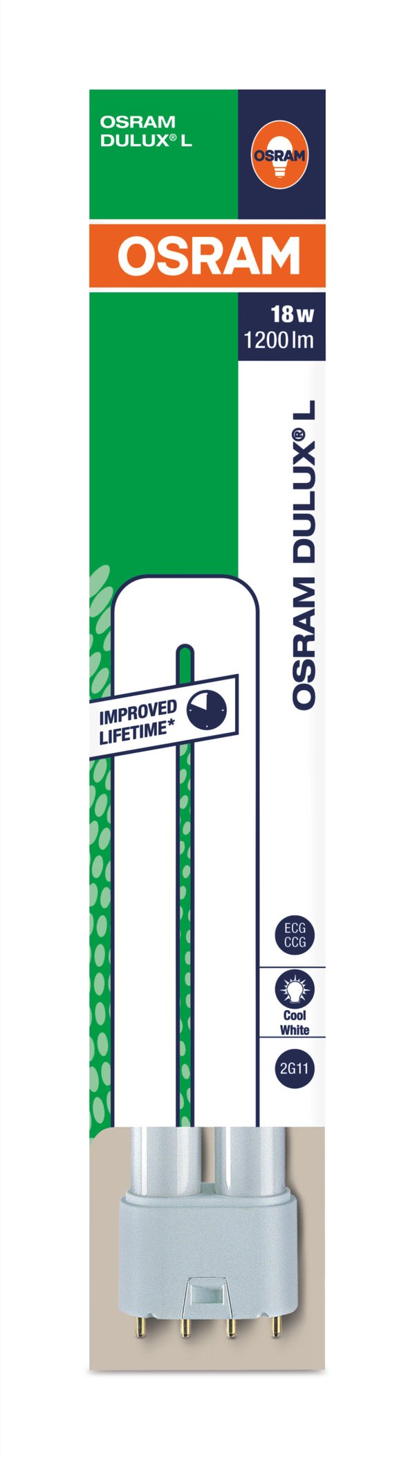 Osram DULUX L 18 W/840 2G11 energisparlampor