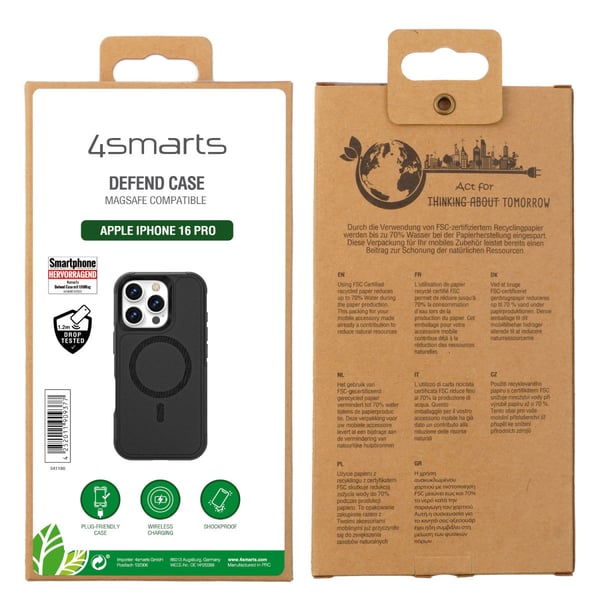 Miniatyrbild 5 av 6: 4smarts 541180 mobiltelefonfodral 16 cm (6.3") Mobilskal Svart