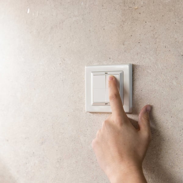 Shelly BLU Wall Switch 4 lyskontakt Plast Elfenben