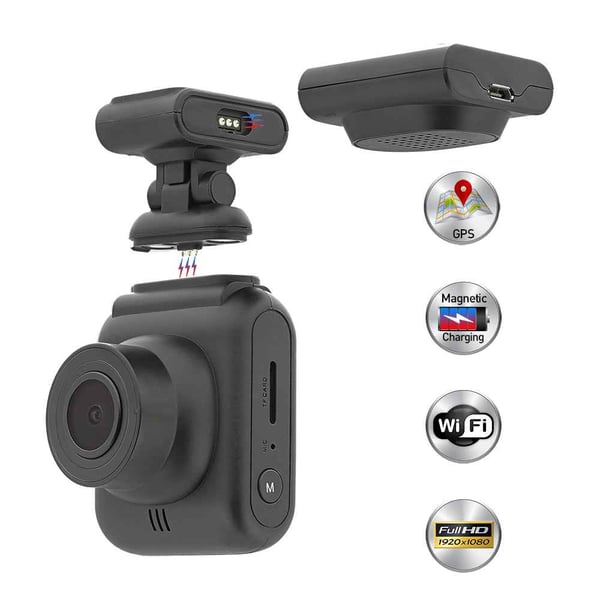 Tellur Dash Patrol DC2 Fuld HD Batteri, USB Sort
